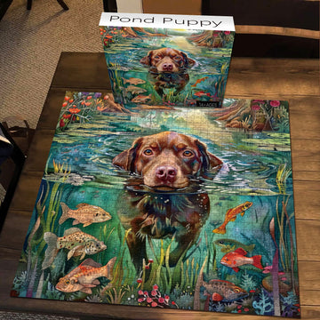 Puzzle cucciolo di laghetto 1000 pezzi